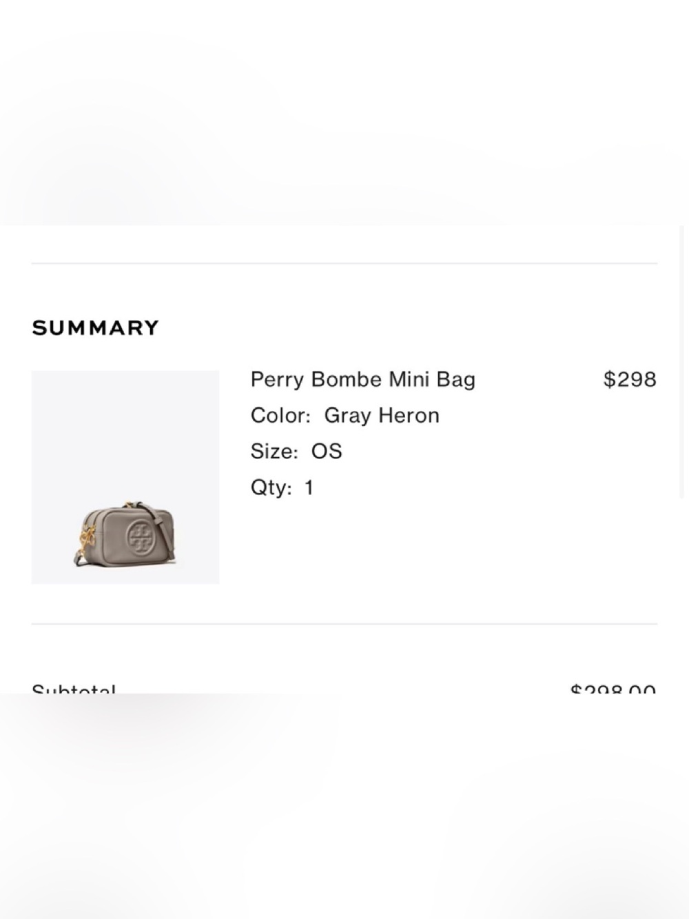 Tory Burch Perry Bombe Mini Bag - Picture 10 of 14